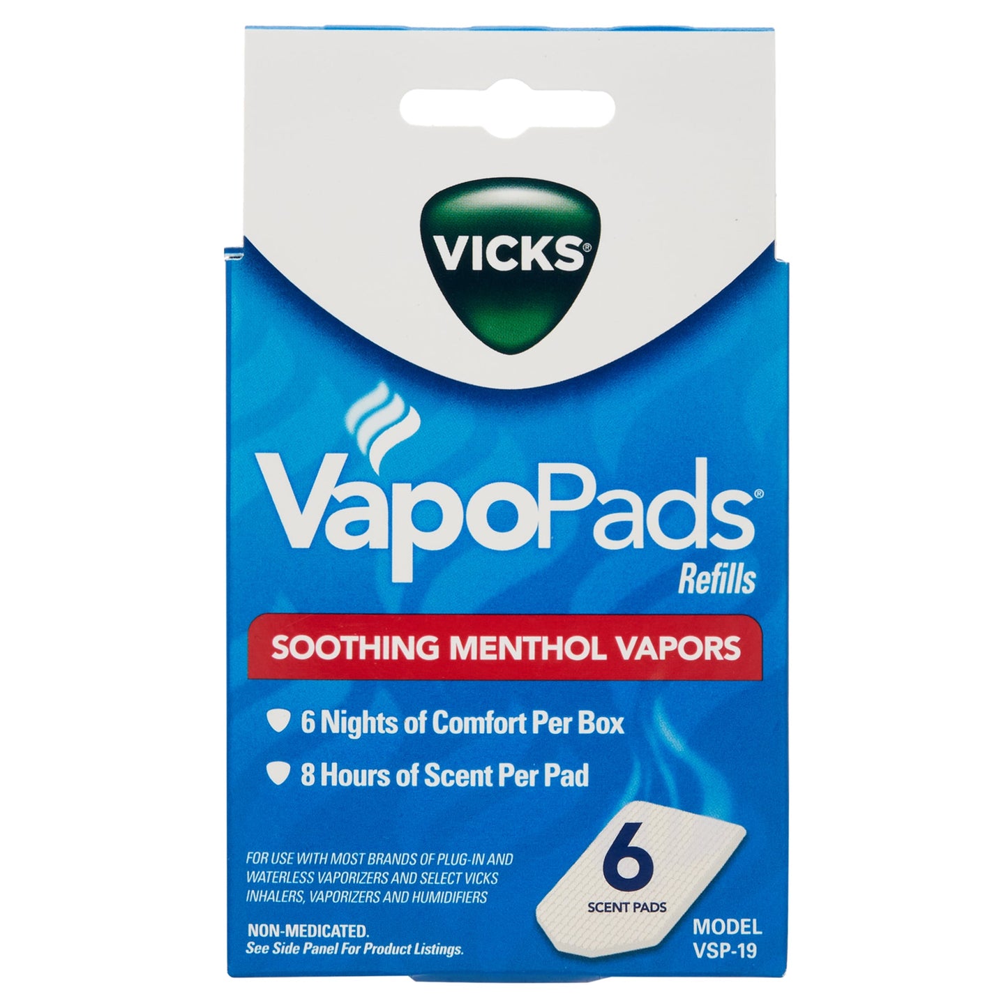 Tampons de recharge Vicks - Expérience de menthol apaisant