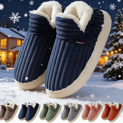 Stylish Winter Plush Slippers for Indoor and Outdoor Comfort
