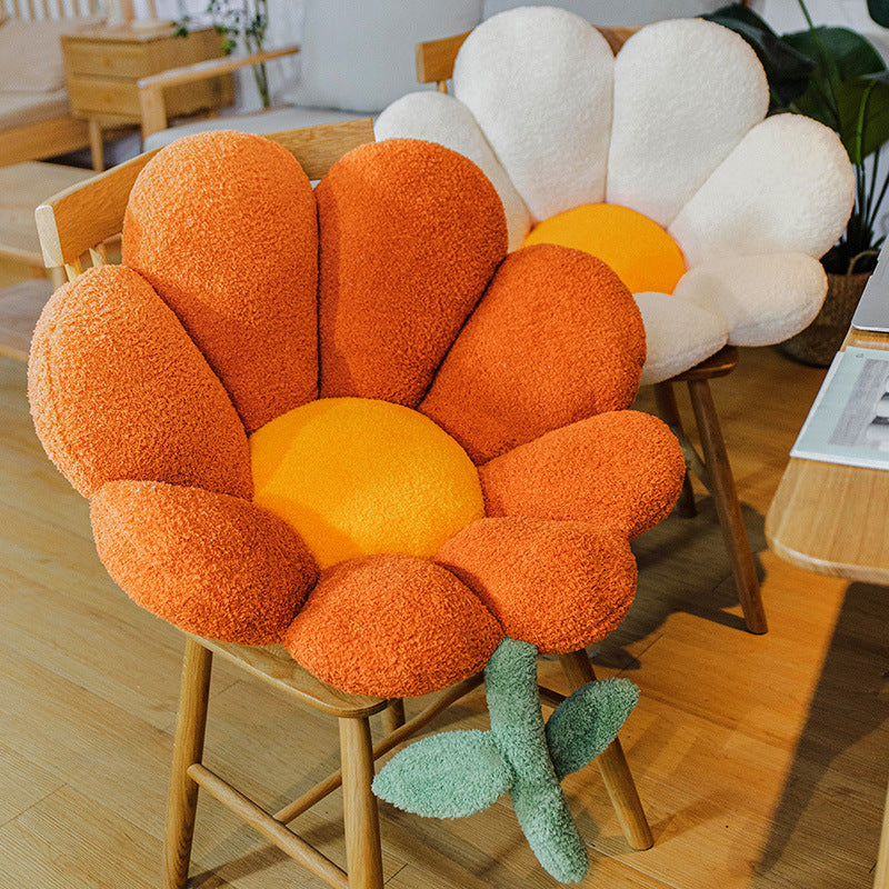 Coussin de siège en peluche floral pour le confort et le style