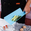 Portable PP folding vegetable board kitchen double-sided plastic cutting board multi-purpose vegetable cutting board drainage board - Korvel