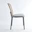 Elegant Black and Gray Sennit Chair Set of 4