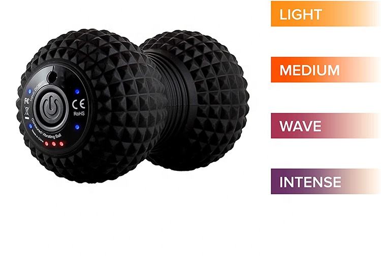 Myofascial Release Peanut Electric Vibrating Rechargeable Massage Roller Vibrating Massage Ball - Korvel