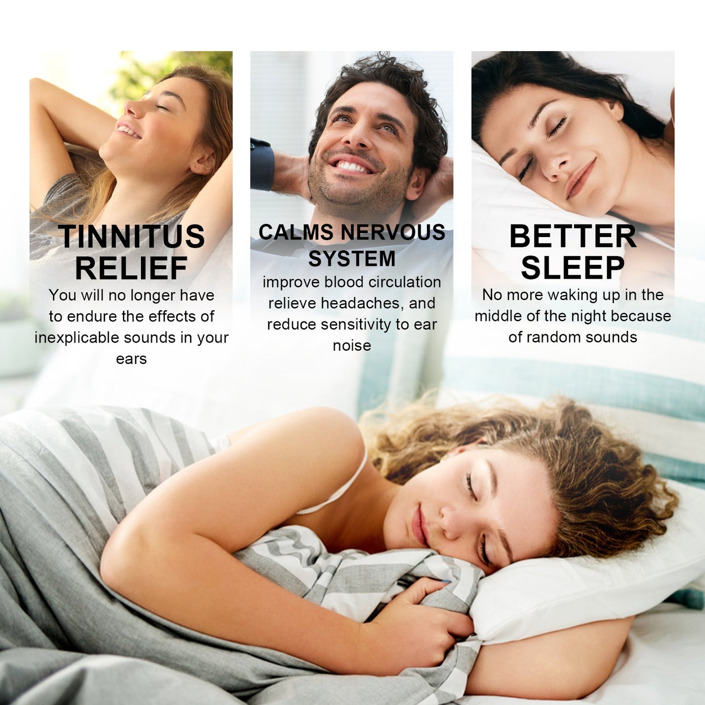 Tinnitus Relief Spray, Relieves Ear Discomfort Earplugs Earwax Cleaning Ear Care Spray - Korvel