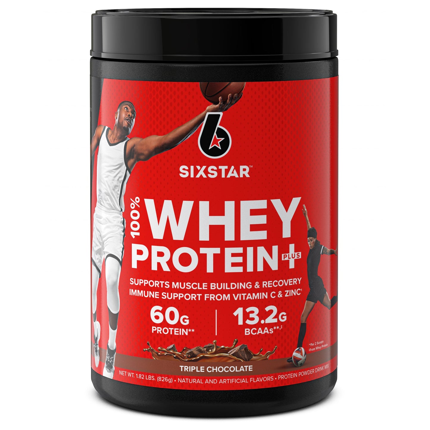 Six Star Pro Nutrition Elite 100% Whey Protein, Chocolat Triple, 1,81 lbs