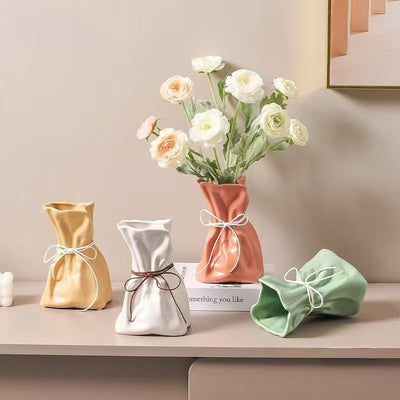 Elegant Resin Vase for Home Decor and Flower Arrangements