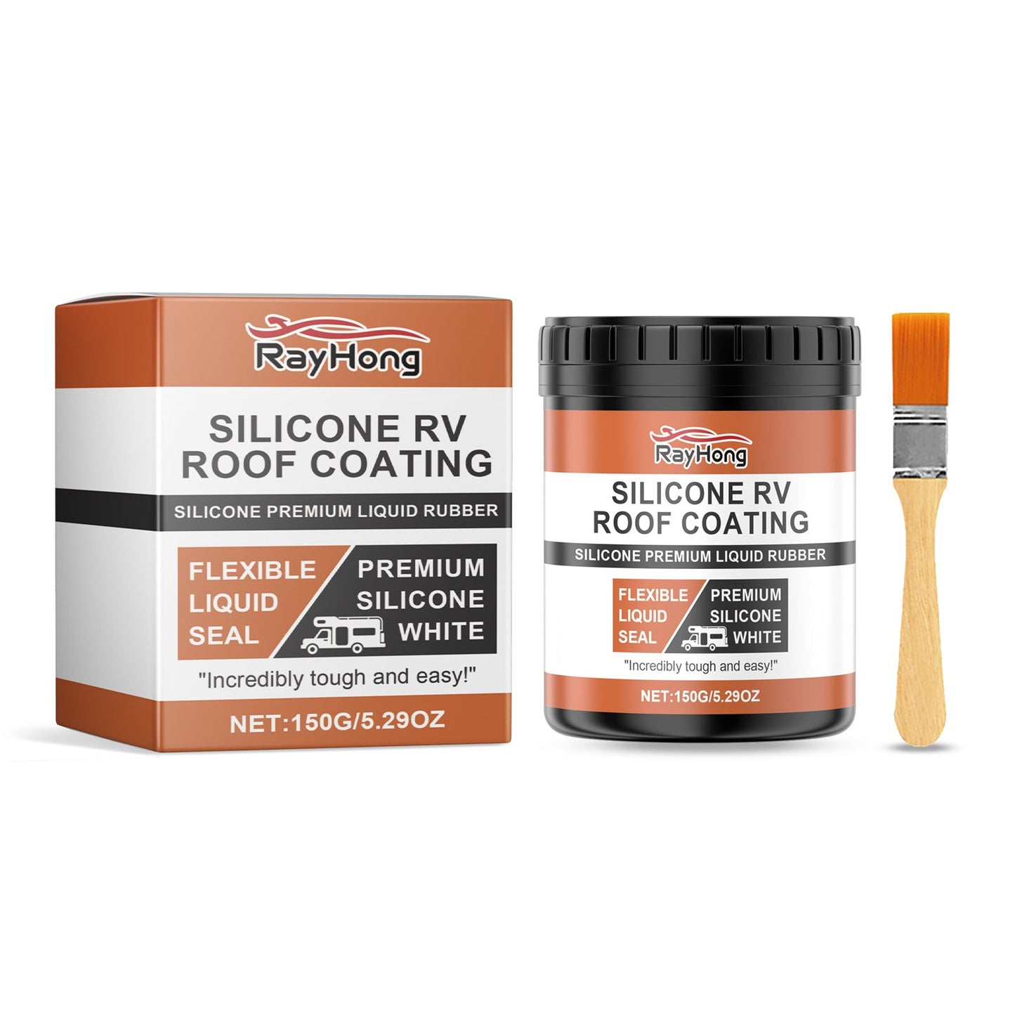Silicone Rv Roof Paint, Rv Roof Repair Wood Paint Leak Sealant - Korvel