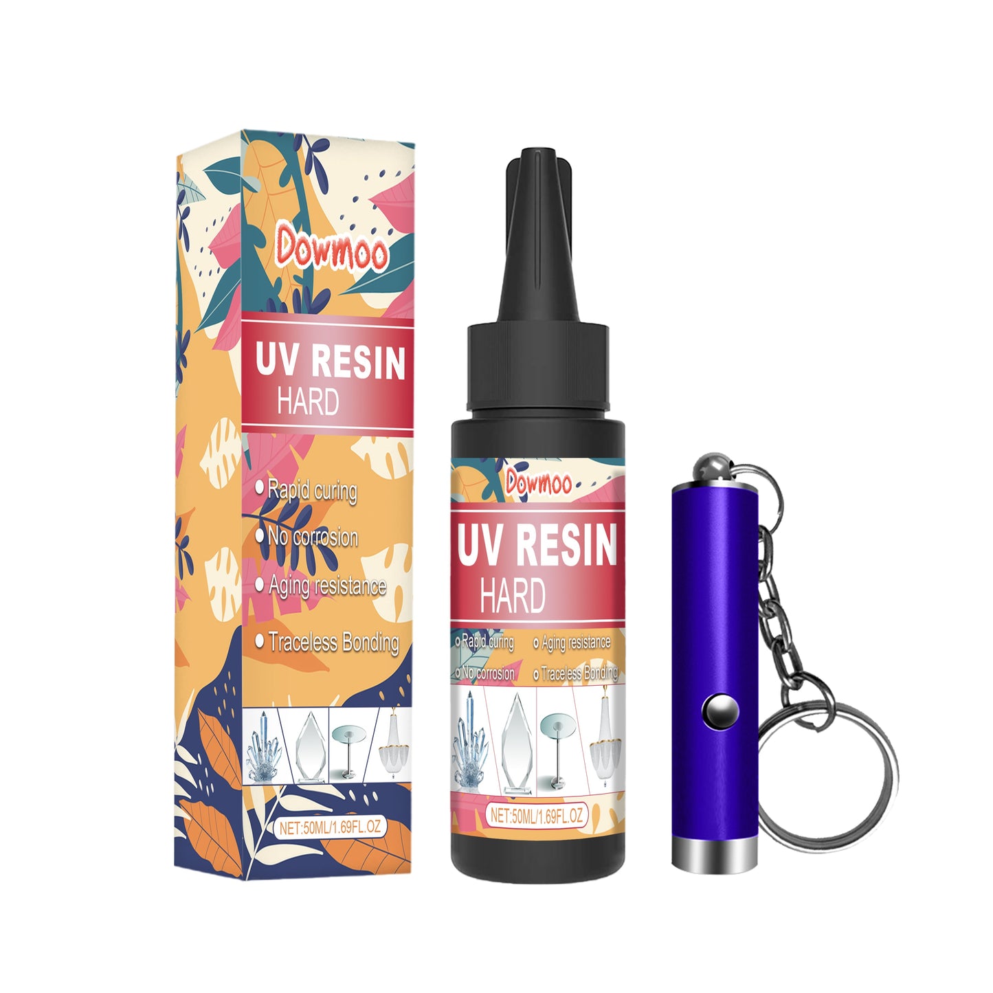 Resin Glue Crystal Drop Glue Diy Handmade Crafts Odorless High Transparent Quick Drying Glue - Korvel