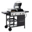 2+2 multifunctional gas barbecue grill and covered grill combination for outdoor cooking - barbecue, barbecue, pizza. - Korvel