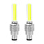 FORAUTO 2PCS Car Wheel LED Light Motocycle Bike Light Tire Valve Cap Decorative Lantern Tire Valve Cap Flash Spoke Neon Lamp - Korvel
