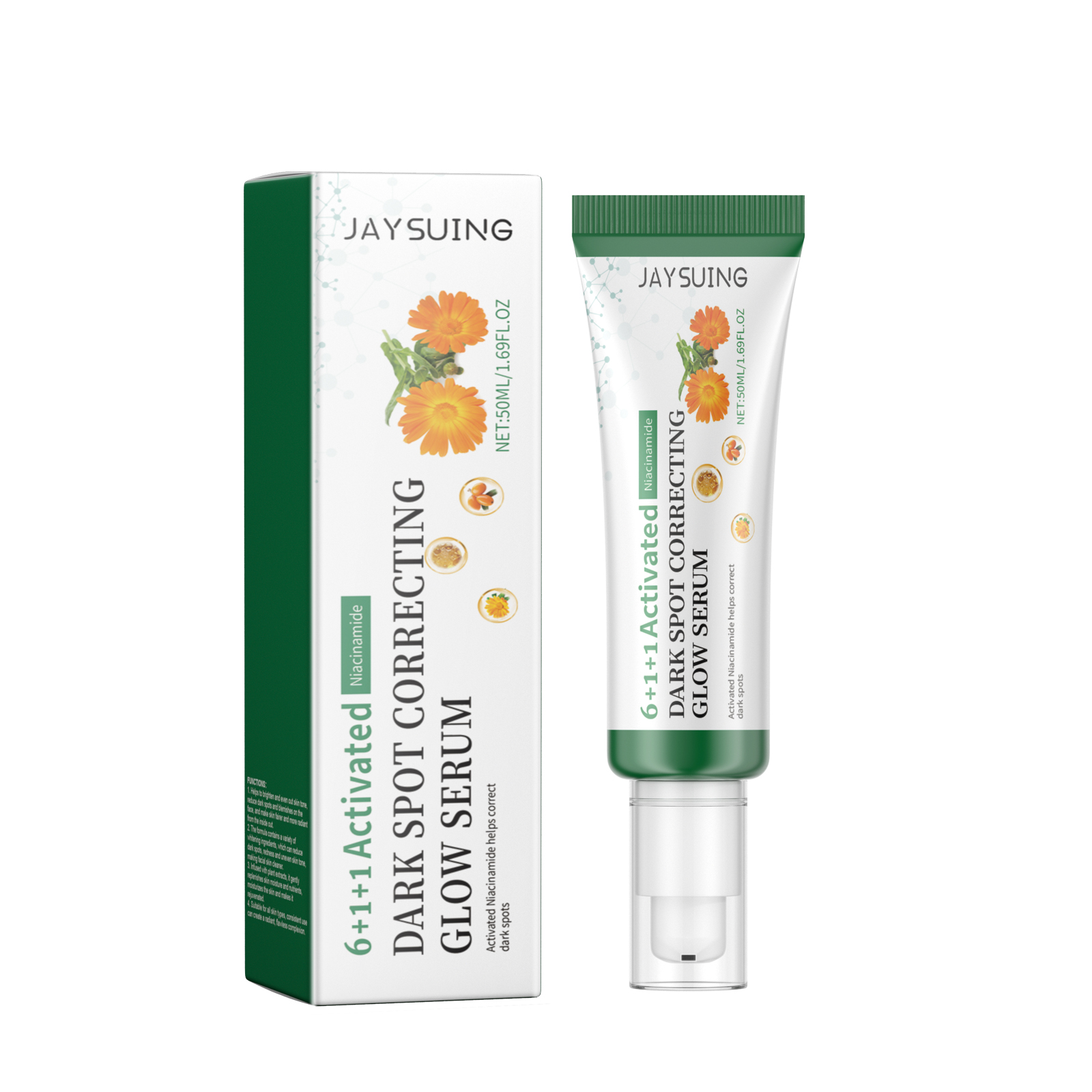 Brightening Serum Moisturizes, Brightens, Improves Dark Skin Tone And Brightens Face Skin Serum - Korvel
