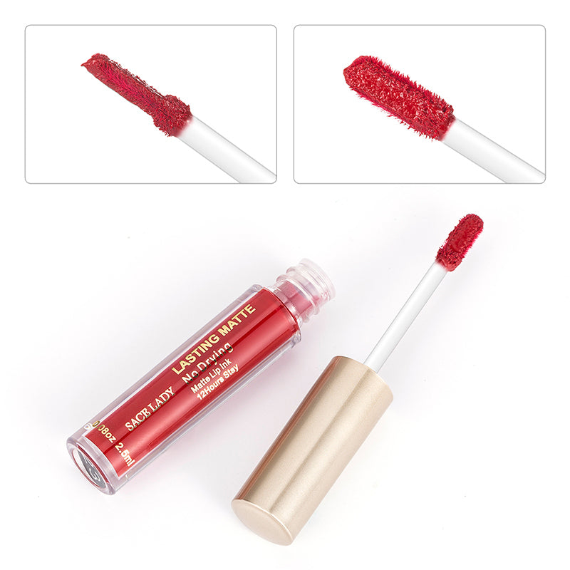 Make Up Waterproof Nude Lipstick Long Lasting Liquid Matte Lipstick Kit Lip Gloss Cosmetics Lipgloss Lip Makeup - Korvel