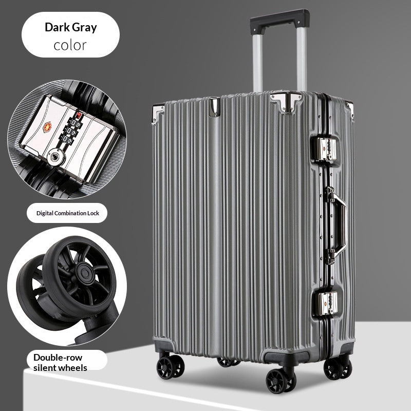 24-Inch Aluminum-Frame Large-Capacity Trolley Case