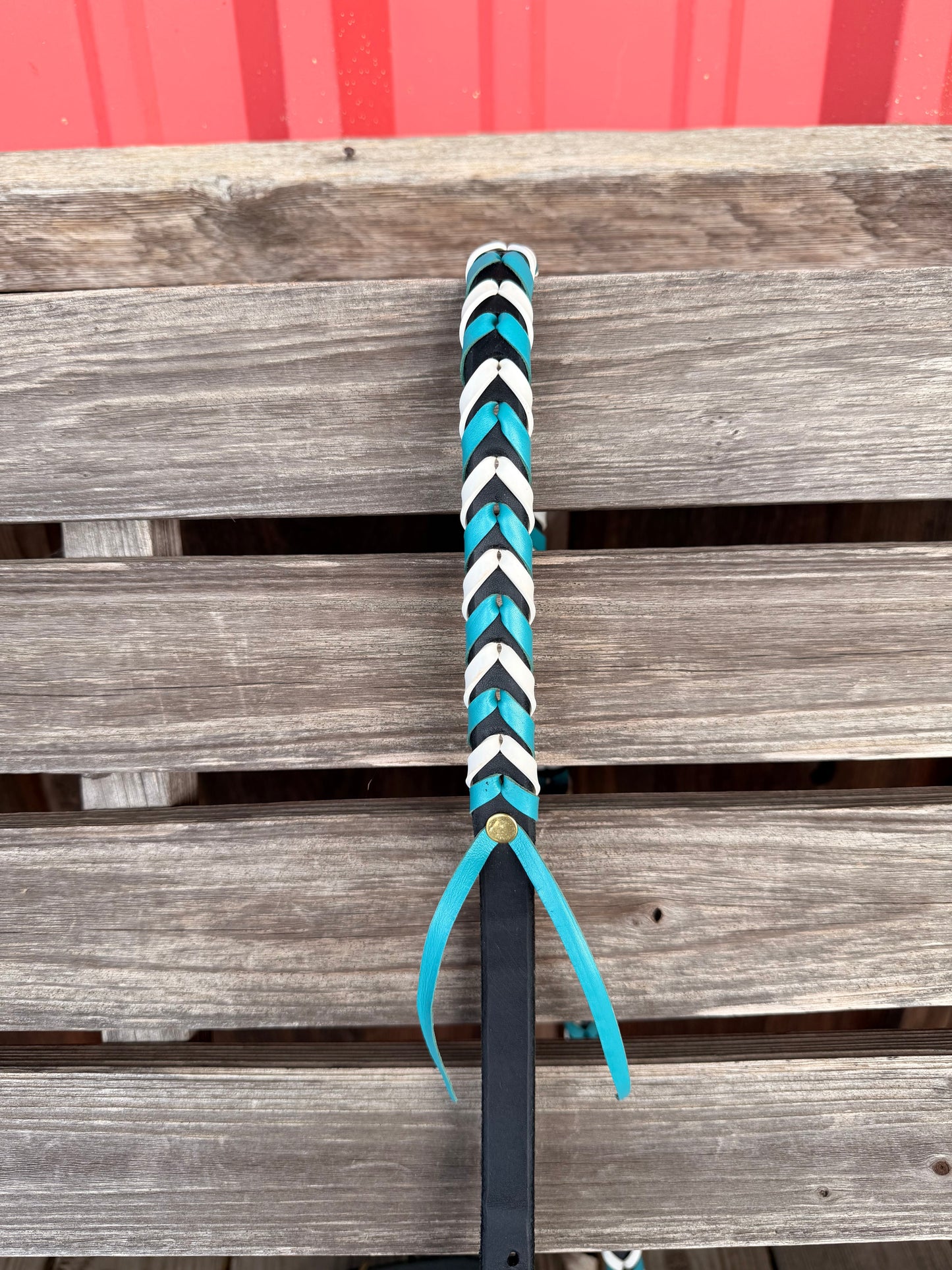 Premium Leather Barrel Racing Reins with Enhanced Grip