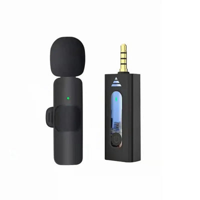 Wireless K35 Lavalier Lapel Microphone Omnidirectional Bluetooth 5.3 K35 Condenser Mic Noise Reduction Professional - Korvel