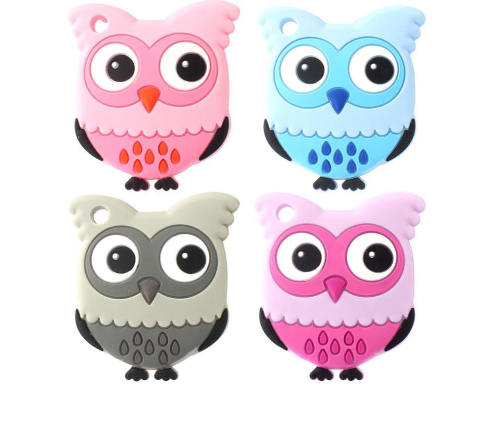 Owl Silicone Teether - Premium Food Grade Baby Toy