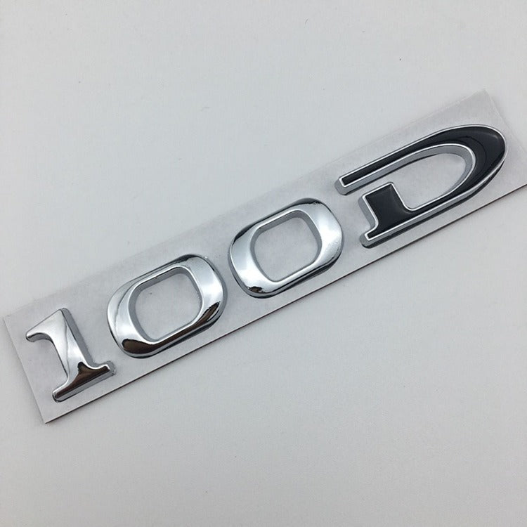 Premium Metal Tail Label Sticker for Tesla Models