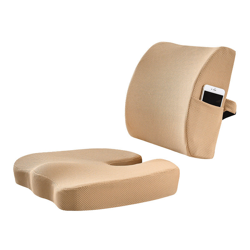 Car Seat Cushion Office Waist Cushion One Set Of Summer Gel Cushion Breathable Seat Cushion Hip Beauty Cushion Set - Korvel