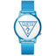 Reloj Clásico para Mujer Guess con Correa de Goma Azul