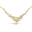 Collar de Diamantes 'V' Dispersos en Oro Amarillo de 14K - 18"
