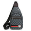 Bolso de Pecho Casual de Cuero PU de Color Contraste