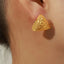 Boucles d'oreilles géométriques plaquées or