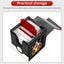 2025 New! Large - capacity Patchwork Windowed Vertical Card Box, 100+ Double - sleeved Cards - Korvel