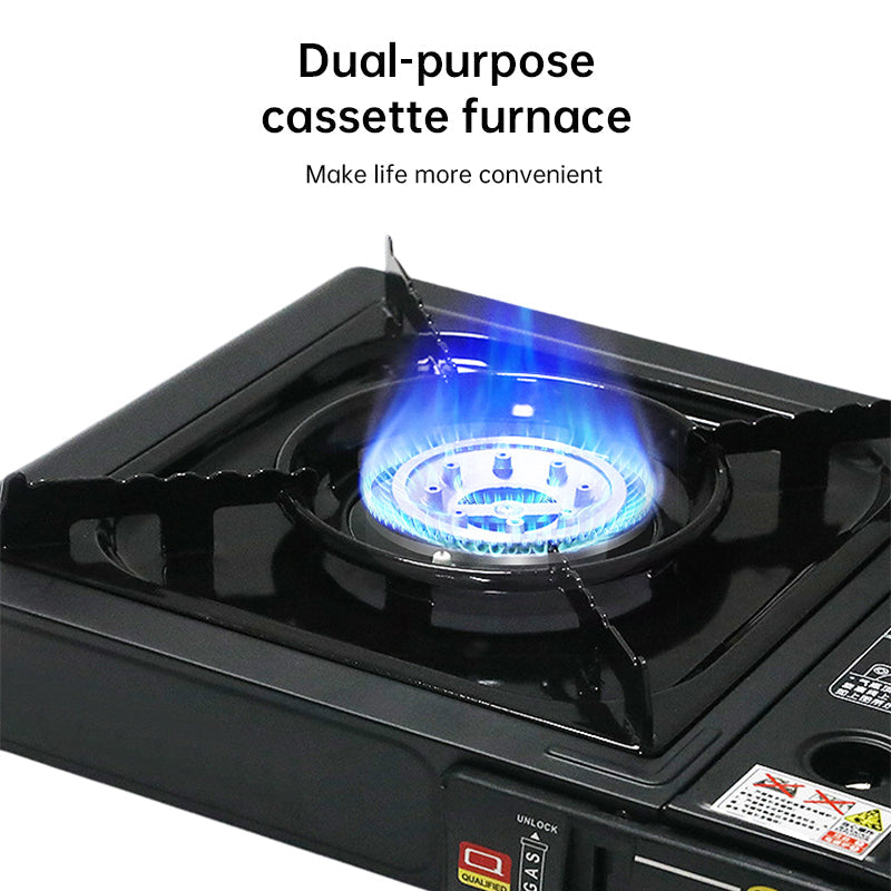 Single - burner Butane Camping Stove, windproof, adjustable, portable - Korvel