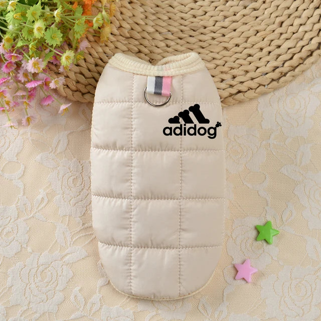 Pet clothing winter thickened dog clothes autumn and winter new cotton-padded jacket vest multi-color waterproof warm - Korvel