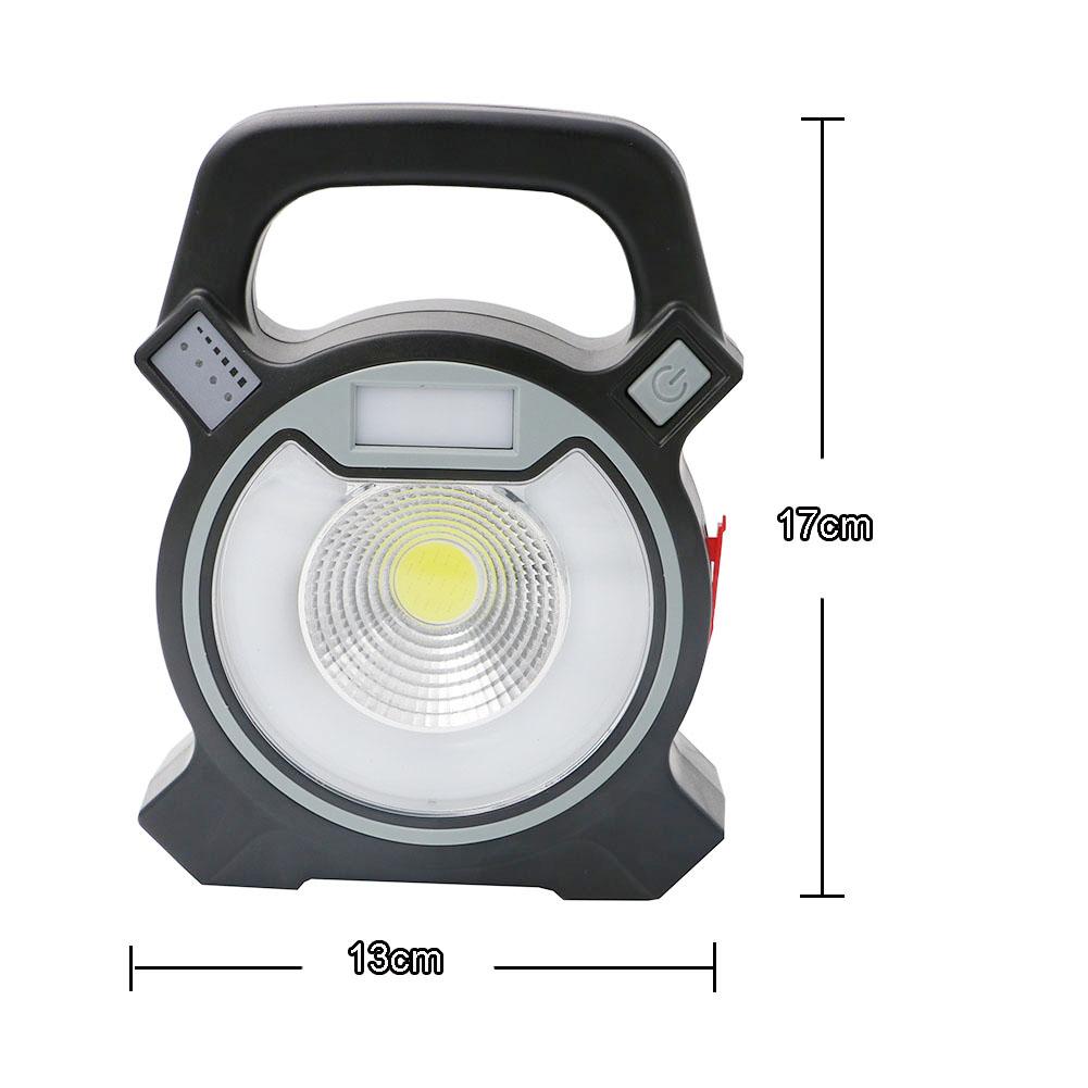 Foco portátil LED COB de 30W - Luz de trabajo recargable por USB