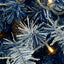 Set of 4 Premium Artificial Christmas Trees with LED Lights