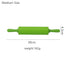 Wooden Handle Silicone Rolling Pin Rolling Pin Roller Flour Pin Small Medium And Large Household Baking Tools And Kitchenware - Korvel