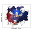 Sonic Stickers Cartoon Anime Super Mario Self Adhesive PVC Decoration Mario Stickers - Korvel