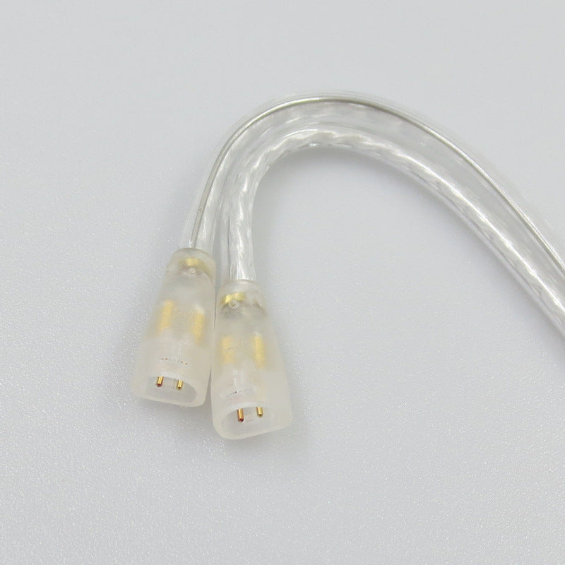 Câble de mise à niveau en cuivre pur argenté à cristal unique IE80S Fever
