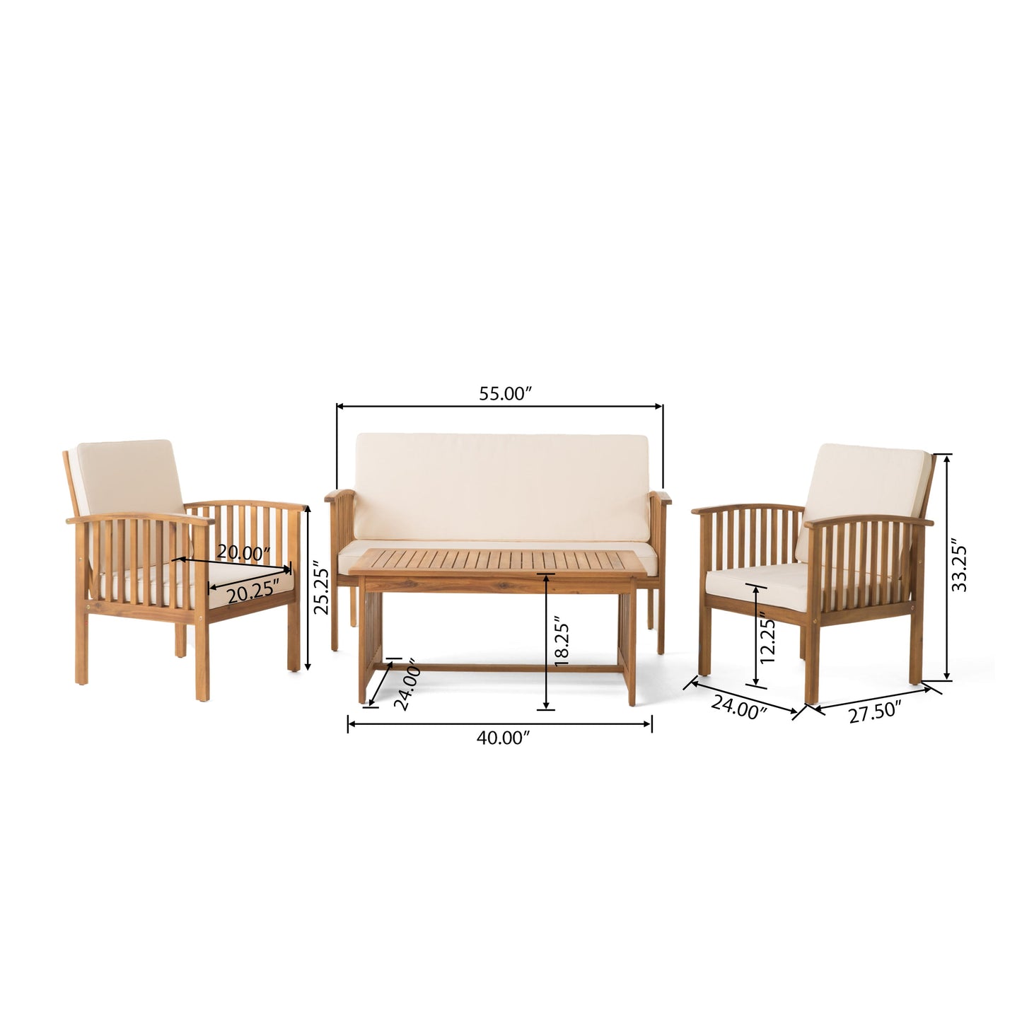 4PC CHAT SET - Korvel