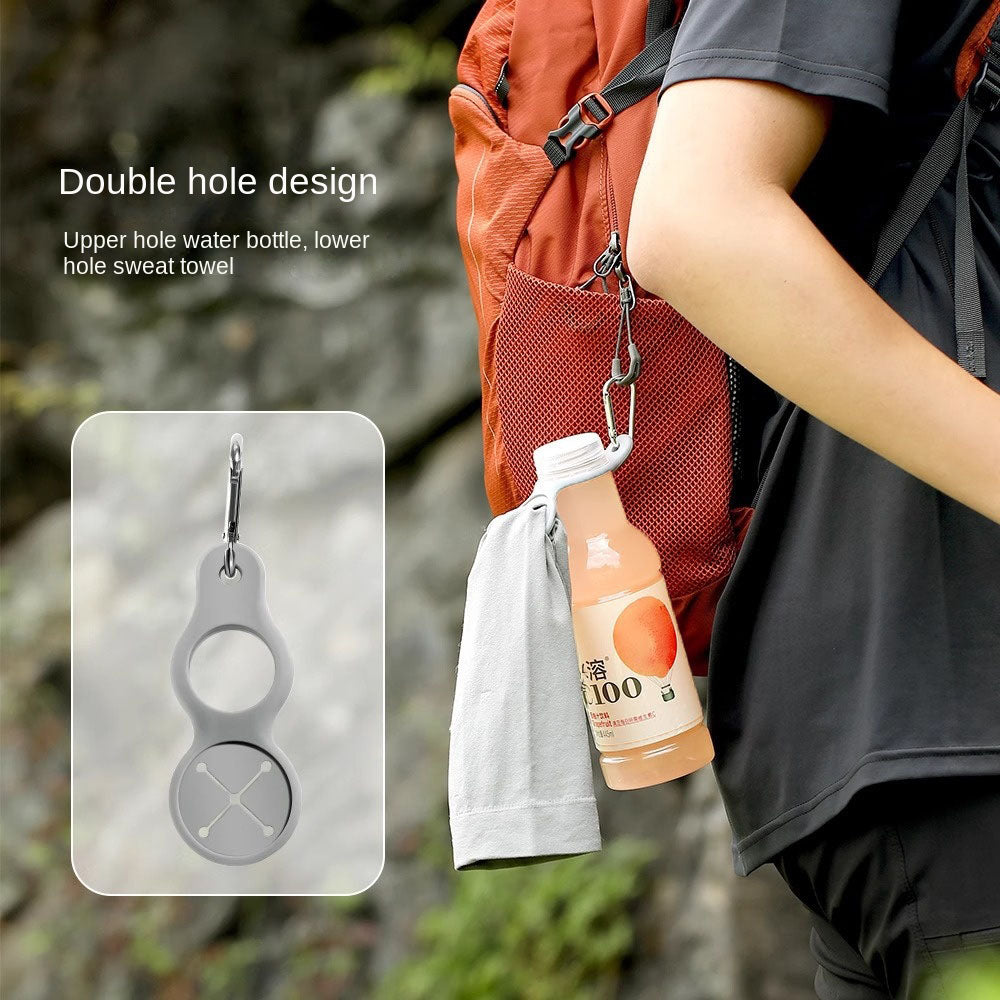Outdoor water bottle hooks, beverages, mineral water, portable storage tools, hiking buckles, backpacks, waistbands, hanging ropes, hooks, load-bearing capacity - Korvel