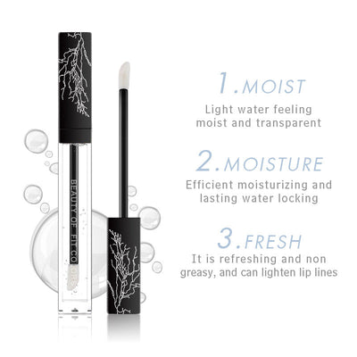 Fit Colors Transparent Lip Oil Glass Lip Gloss Colorless Lip Gloss Lasting Moisturizing Moisturizing Superposition Liquid - Korvel
