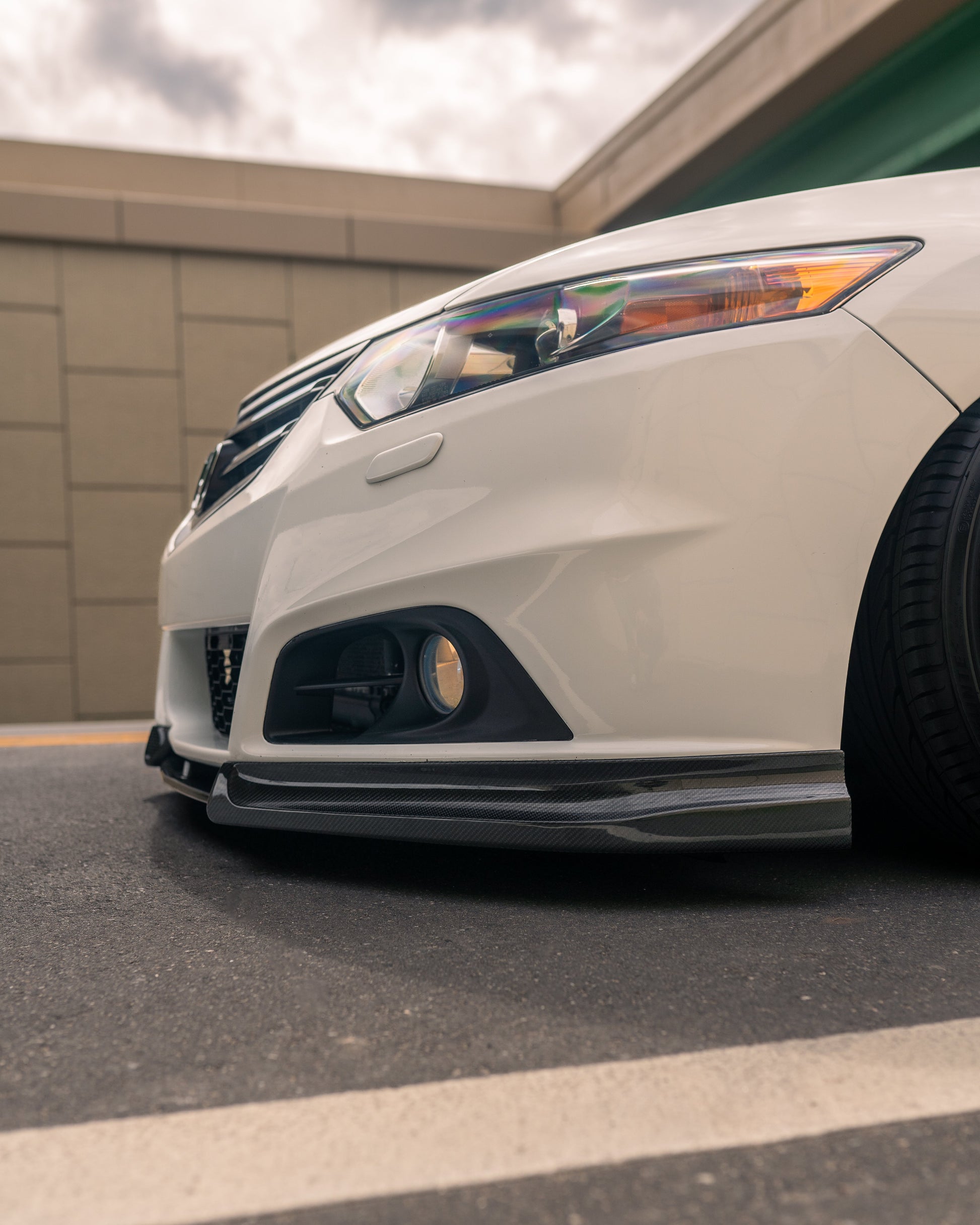 Spdz1 Modulo Carbon Fiber Front Lip for 2009-2014 Acura TSX - Korvel