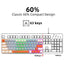 63 key portable 60% mechanical gaming keyboard RGB backlit compact mini gaming keyboard - Korvel