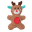Christmas Plush Dog Toy Series - Santa, Elk, Gingerbread & Donut