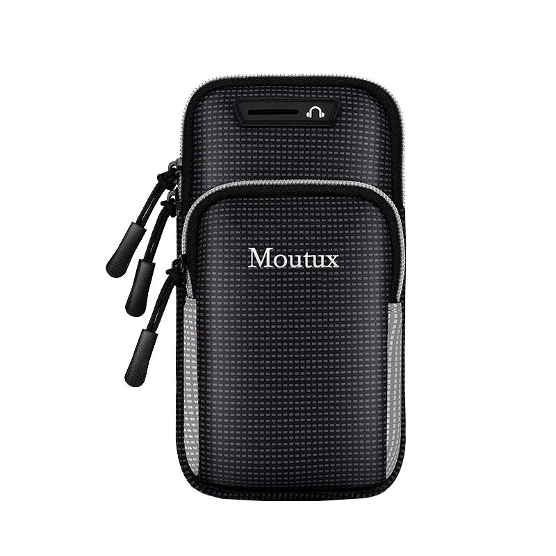 Running phone arm bag men's and women's fitness equipment outdoor handbag wrist bag apple x arm bag sports phone arm cover - Korvel