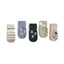 Combed Cotton Baby Floor Socks - Non-Slip Mid-Tube