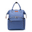 Lequeen Brand Diaper Bag Large Capacity USB Mummy Bag Travel Backpack Designer Nursing Bag for Baby Care - Korvel