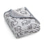 Pet Blanket Warm Cut Flower Footprint Cover Blanket Cat Dog Mat Fleece Embossed Pet Blanket - Korvel