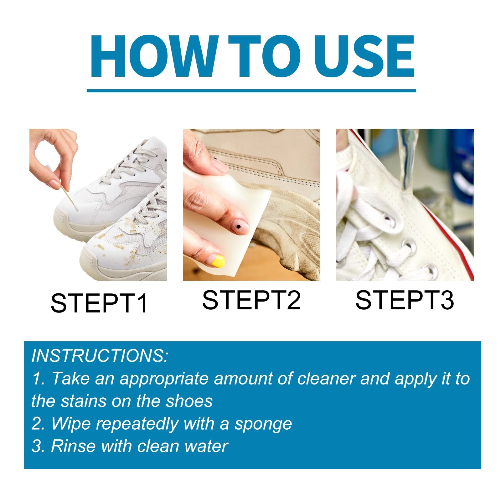 Shoe Brightening Cleaner, Remove Yellow Edge Decontamination Cleaning Whitening Small White Shoes Cleaning Shoeshine Agent - Korvel