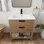 30 Inch Bathroom Vanity Plywood With 2 Drawers-BVB01030IMO-BL9075B - Korvel