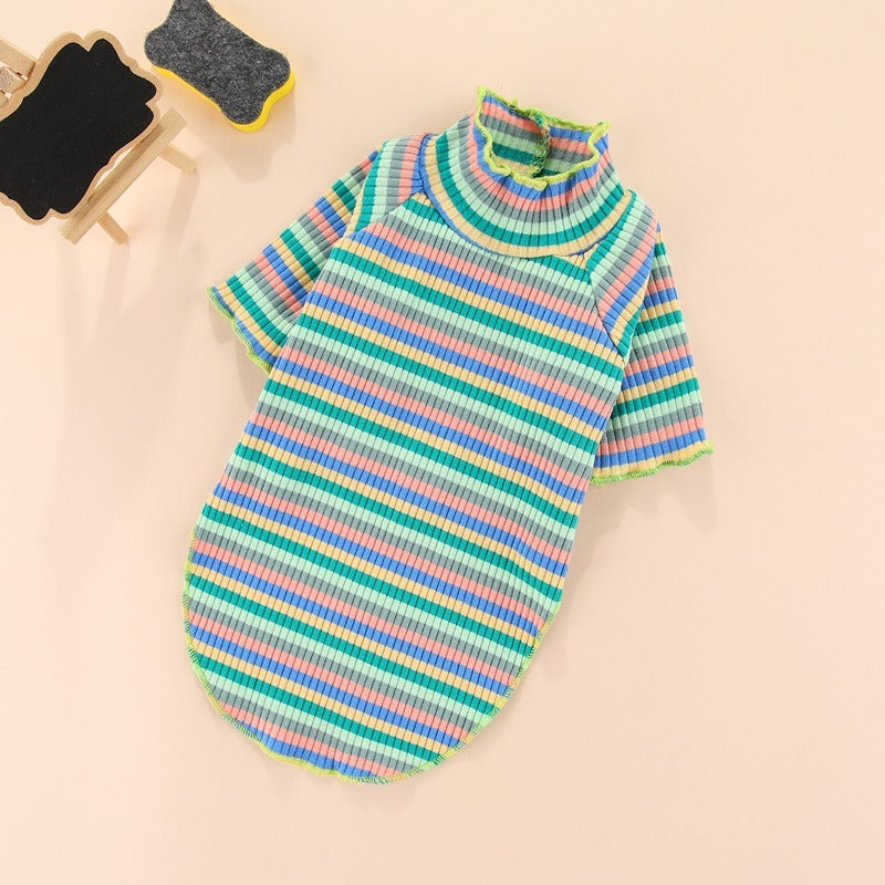 Netizen Teddy Little Dog Clothes Basecoat Summer Wear Thin Cotton Pet Clothing Spring Summer Cat - Korvel