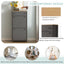 Organizador de Entrada Funcional ONTREND con 2 Cajones Plegables - Gris