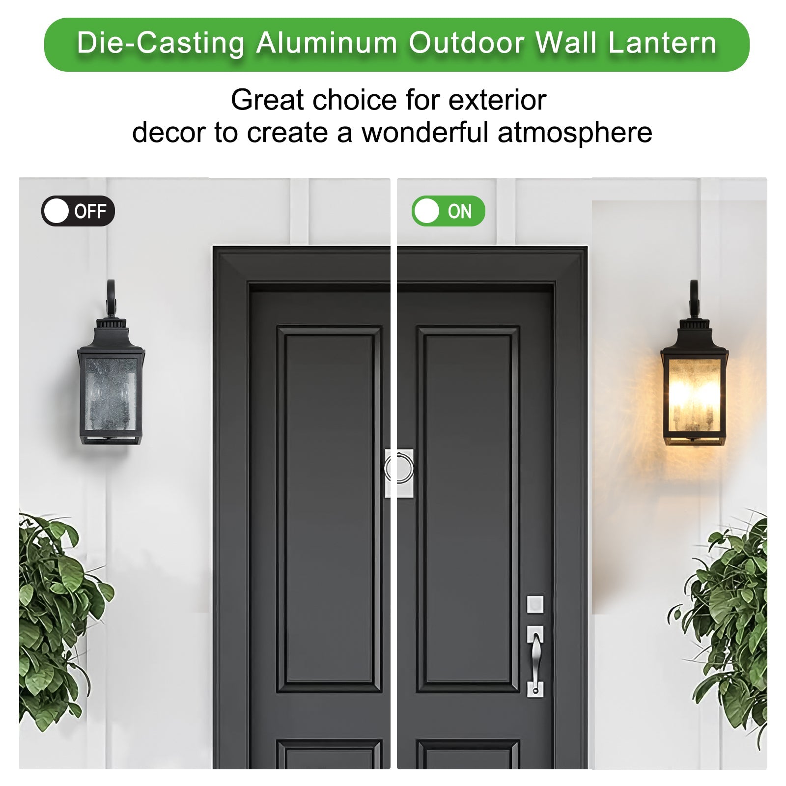 Large Outdoor Wall Lamps With Glass - Korvel