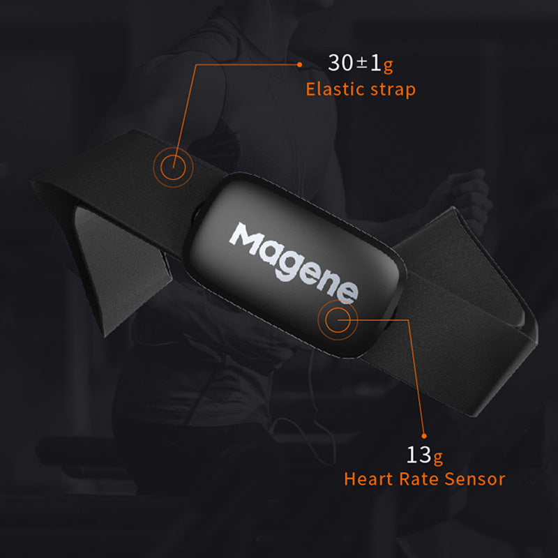Magene McKing Heart Rate Belt Sensor Cycling Computer Heart Rate Monitor Heart Rate Waterproof Bluetooth ANT+ - Korvel
