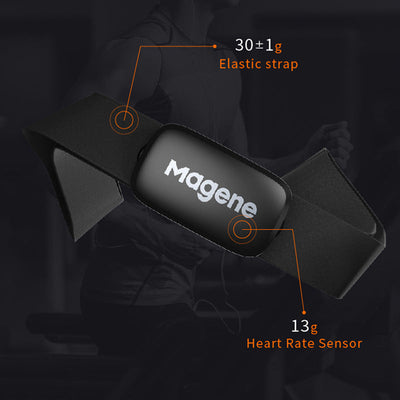 Magene McKing Heart Rate Belt Sensor Cycling Computer Heart Rate Monitor Heart Rate Waterproof Bluetooth ANT+ - Korvel